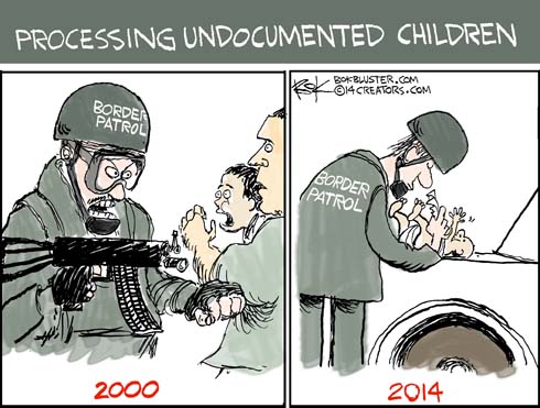 Undocumented Children - Bok cartoon - Bokbluster.com