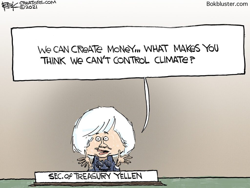 climate car, Yellen, treasury