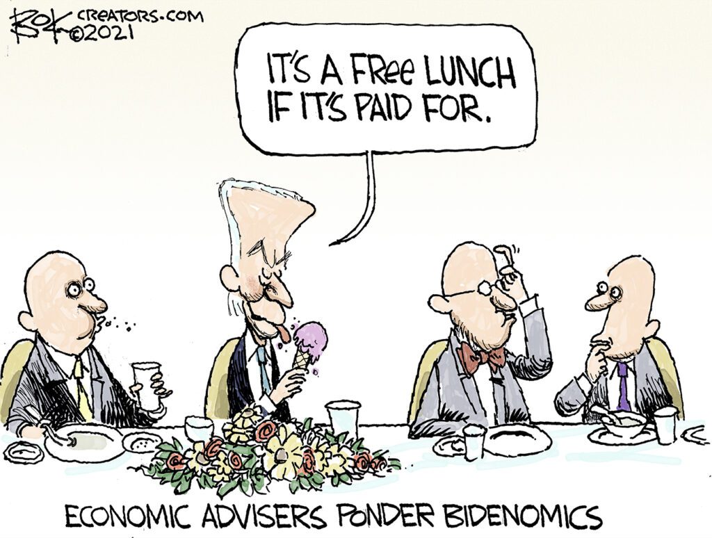 No free lunch, Biden says his $3.5 trillion plan costs nothing,