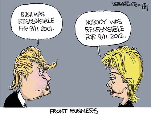 Hillary And Trump On 9 11 Bokbluster Com There were a number of cartoonists working and living in new york city, who witnessed. hillary and trump on 9 11 bokbluster com