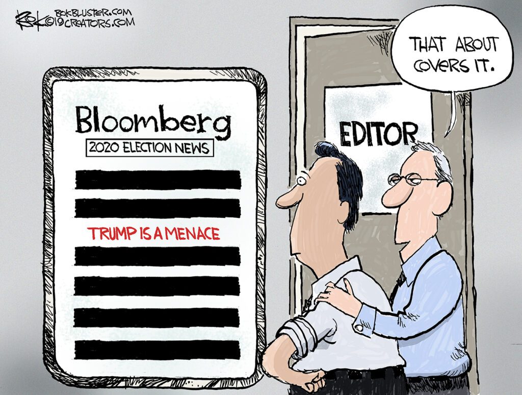 2020 election, Bloomberg, media, news