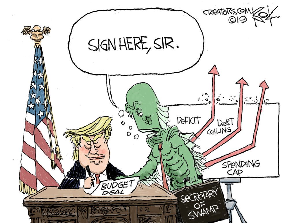 Budget deal, debt, deficit, debt ceiling, spending cap, swamp