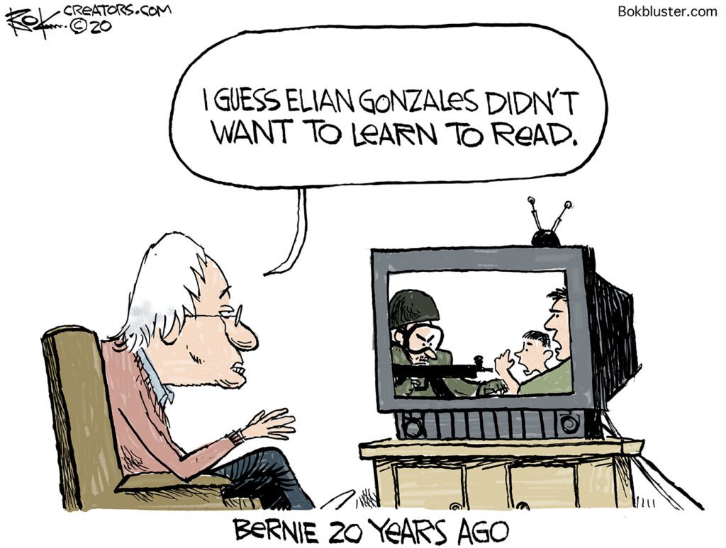 Elian Gonzales, Fidel Castro, Bernie sanders, literacy, escape from cuba, read