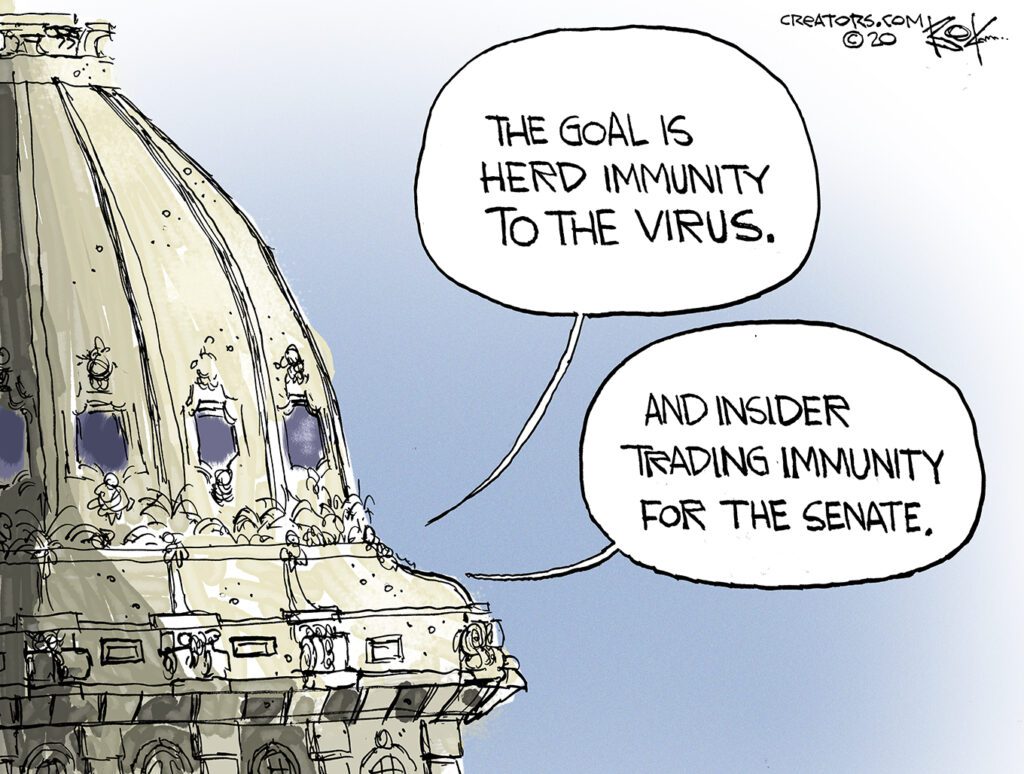 senate, virus, trading, immunity