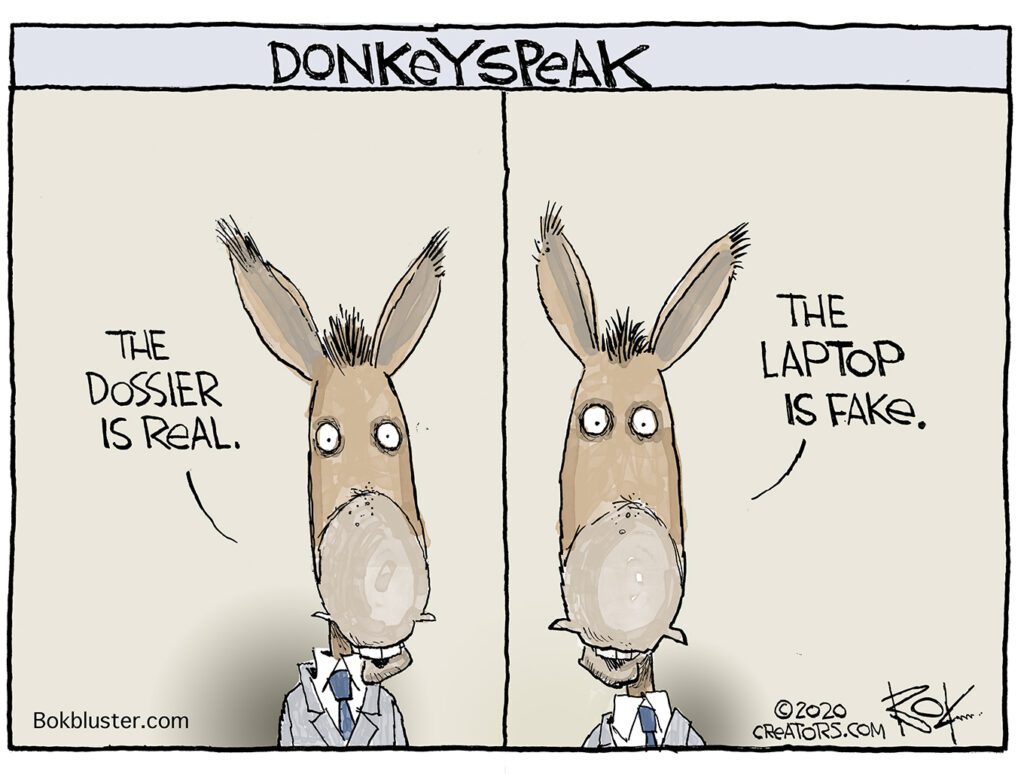 hunter biden's laptop, donkeyspeak