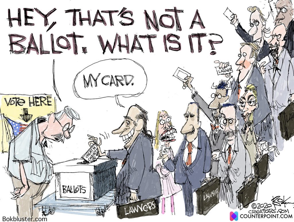 Election lawyers, election day