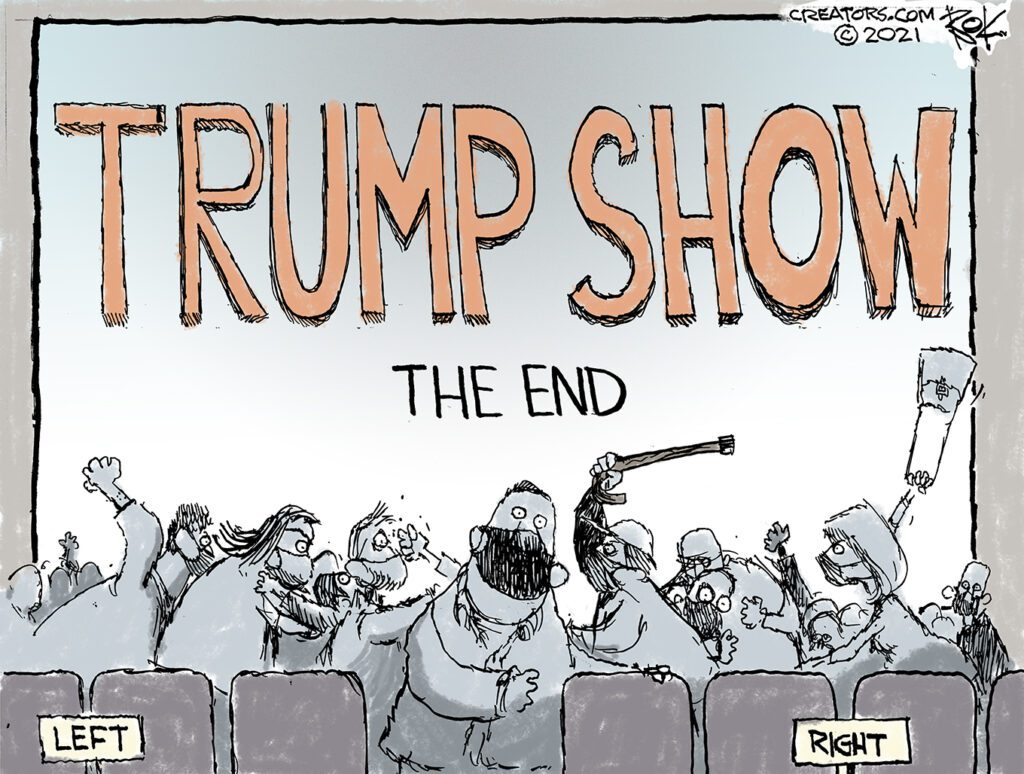 Trump show, biden inauguration