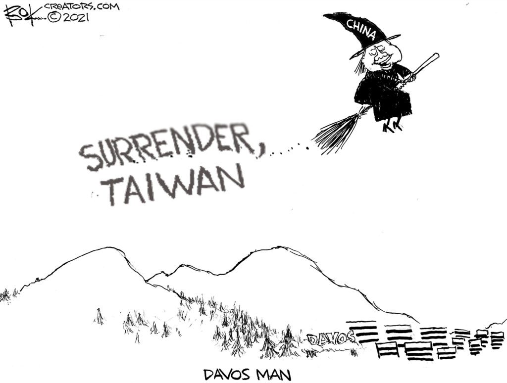 Davos Man, President Xi, Taiwan