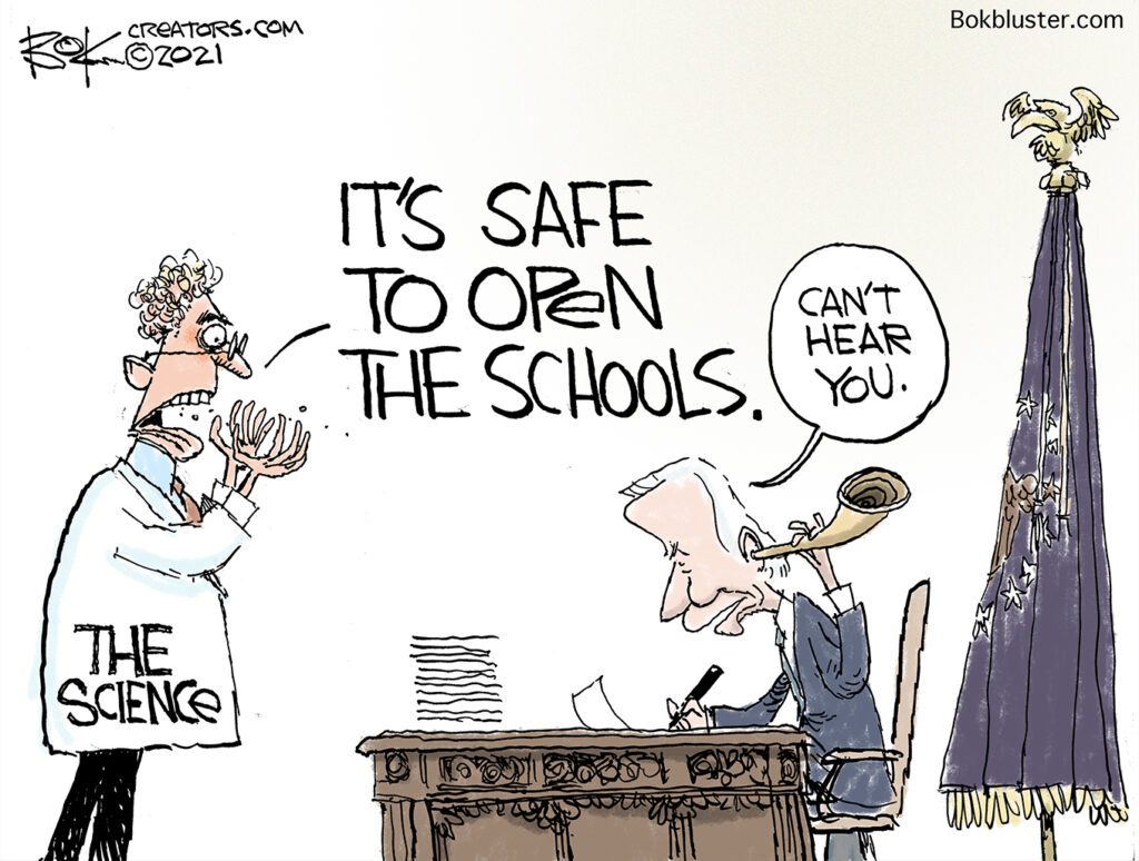 The Science says it's safe to open, teachers unions