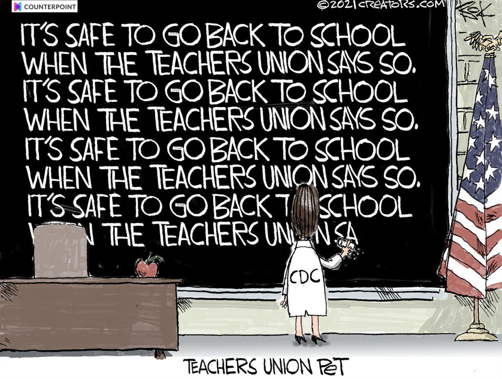 cdc, teachers union, return to school guidelines, New York Post